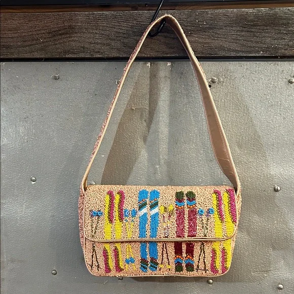 Beaded ski sundown bag - Picture 4 of 11